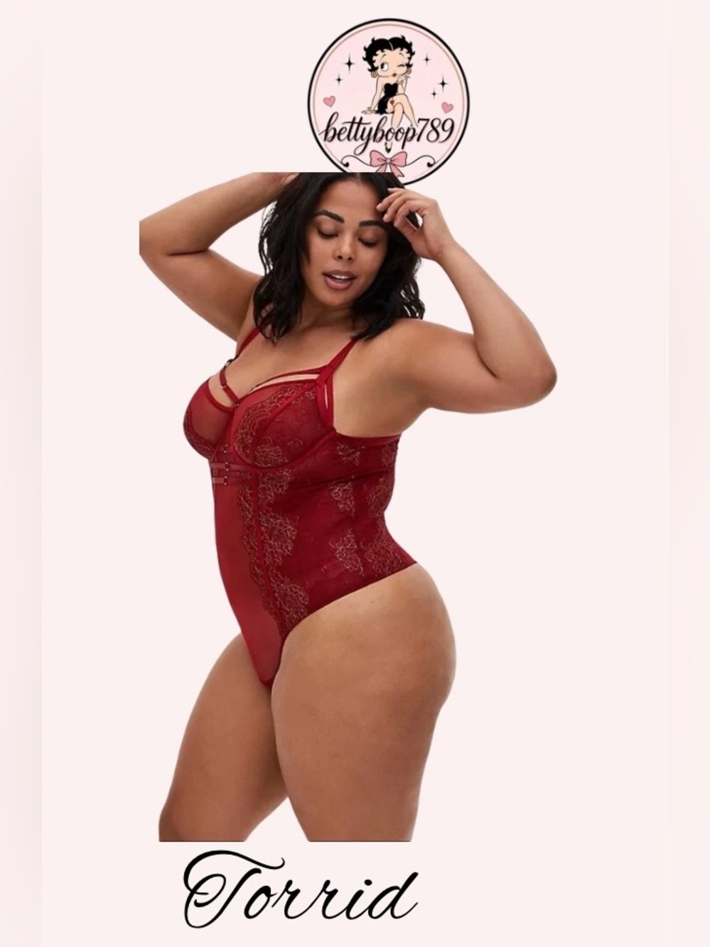 torrid Red Lace Underwire Bodysuit
